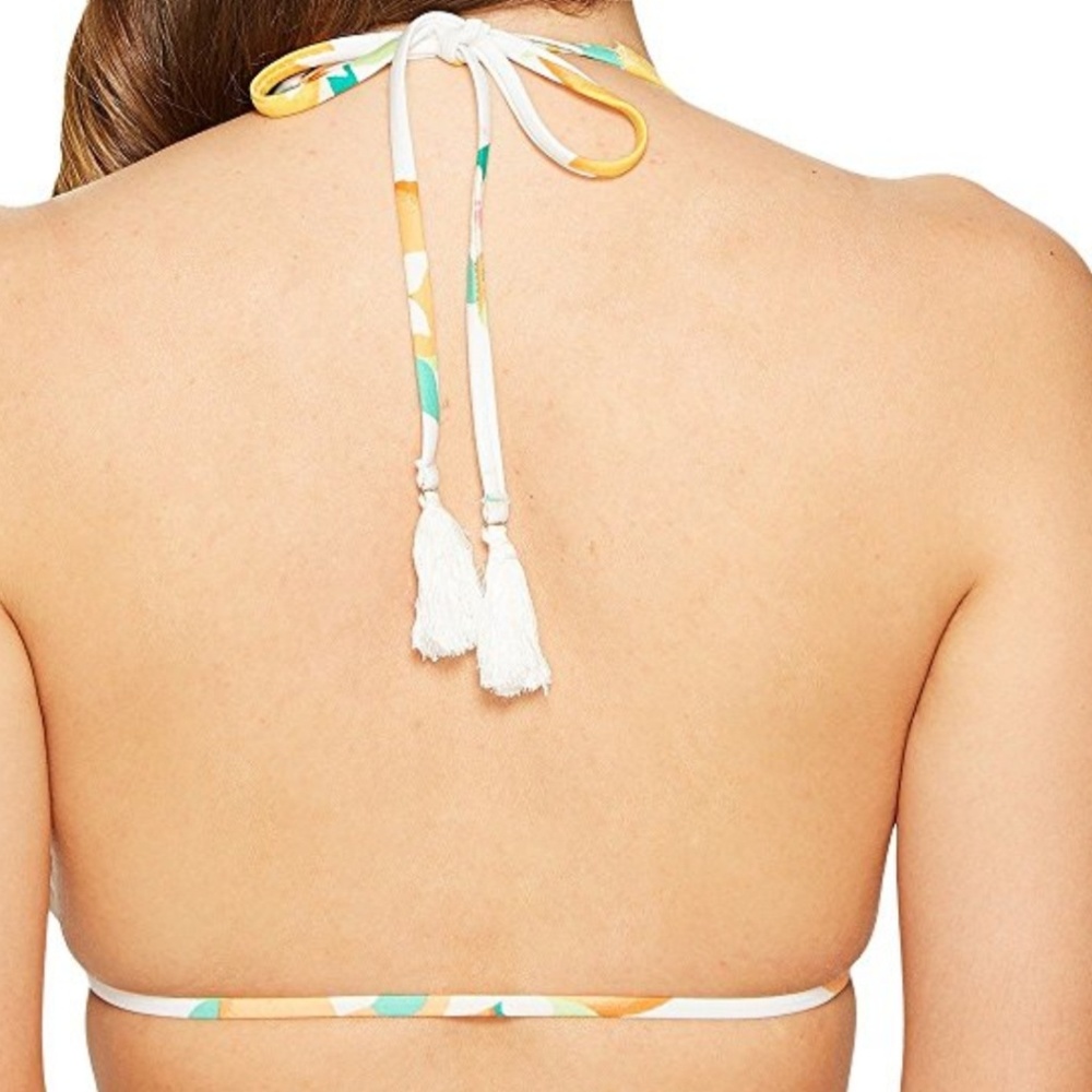 LAST CHANCE! CLOSET CLOSING! Kate Spade bikini orange white floral NWT XS - Picture 4 of 8
